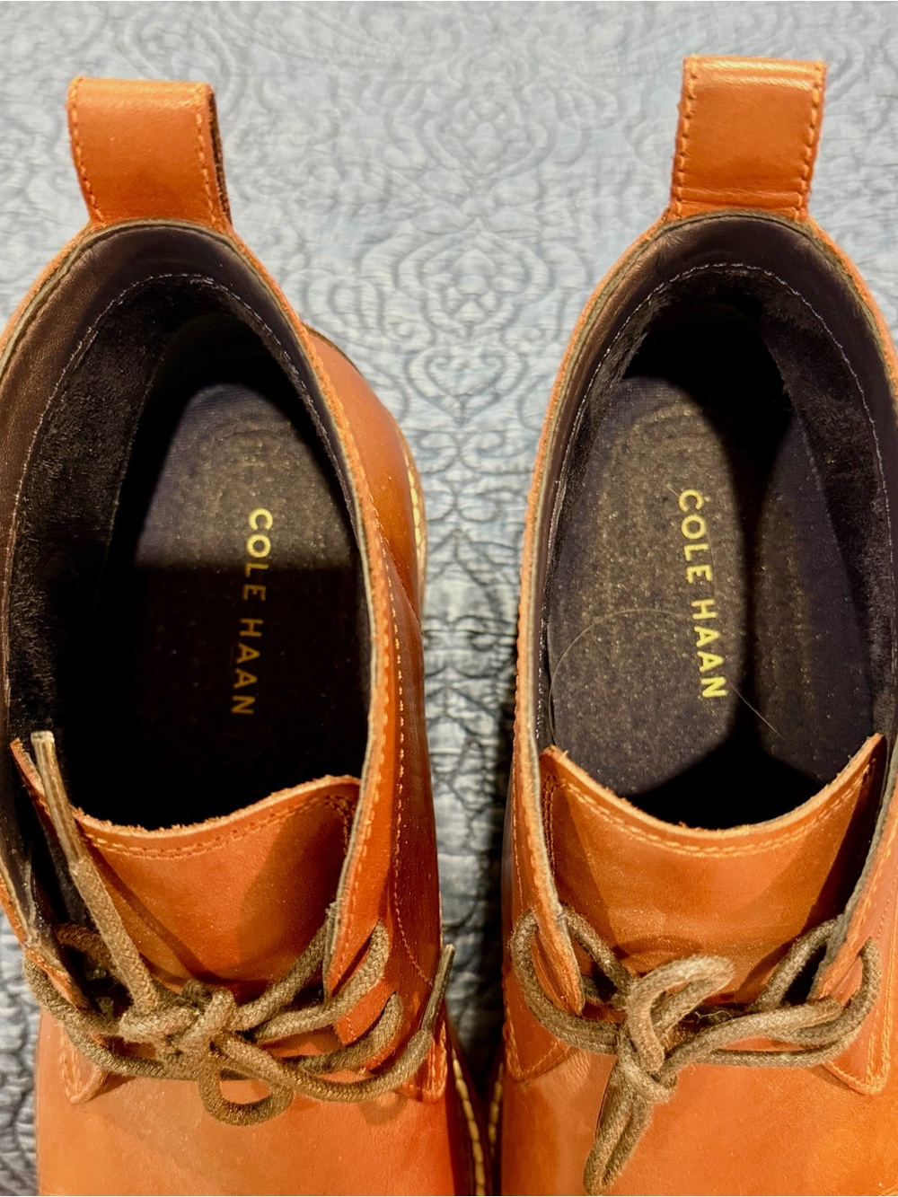 Cole Haan Men's Brown Leather Chukka Boots in Size 9 - Picture 6 of 6